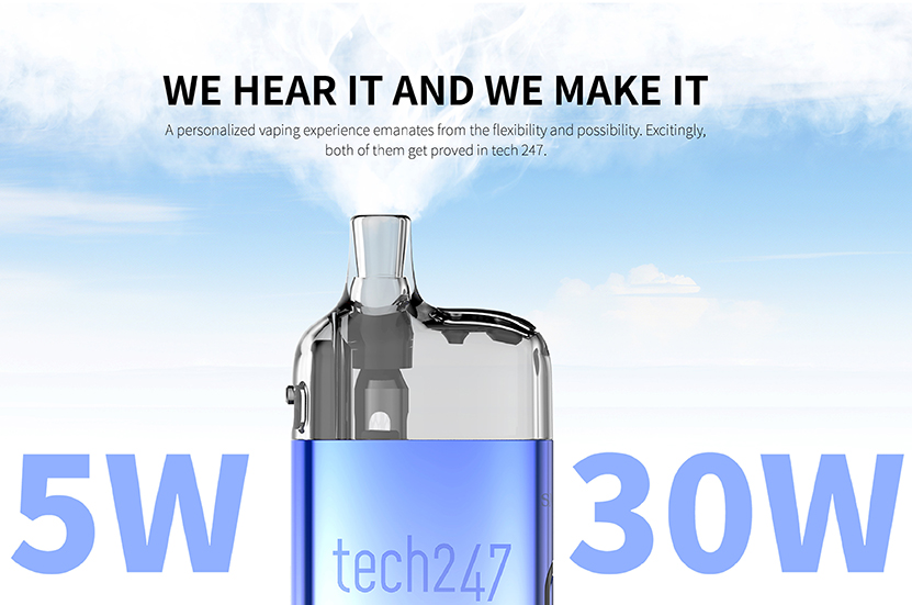 SMOK Tech247 Kit Power Adjustment