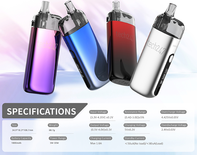 SMOK Tech247 Kit Specifications