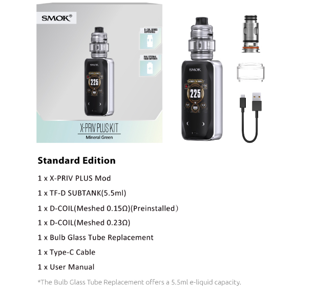 SMOK X Priv Plus Kit Package