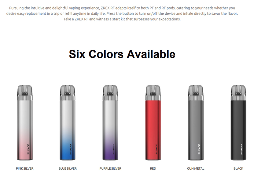 SMOK Zrex RF Kit Colors