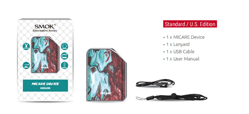 SMOK MICARE Vape Mod Package