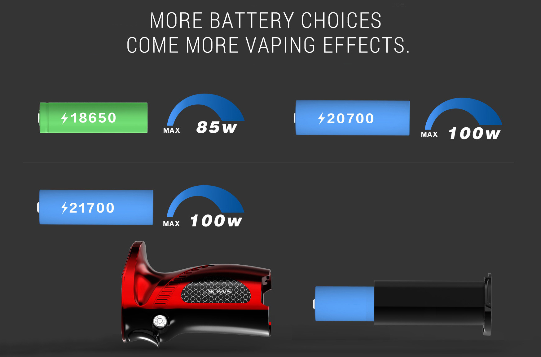 SMOK Mag Grip Mod Battery