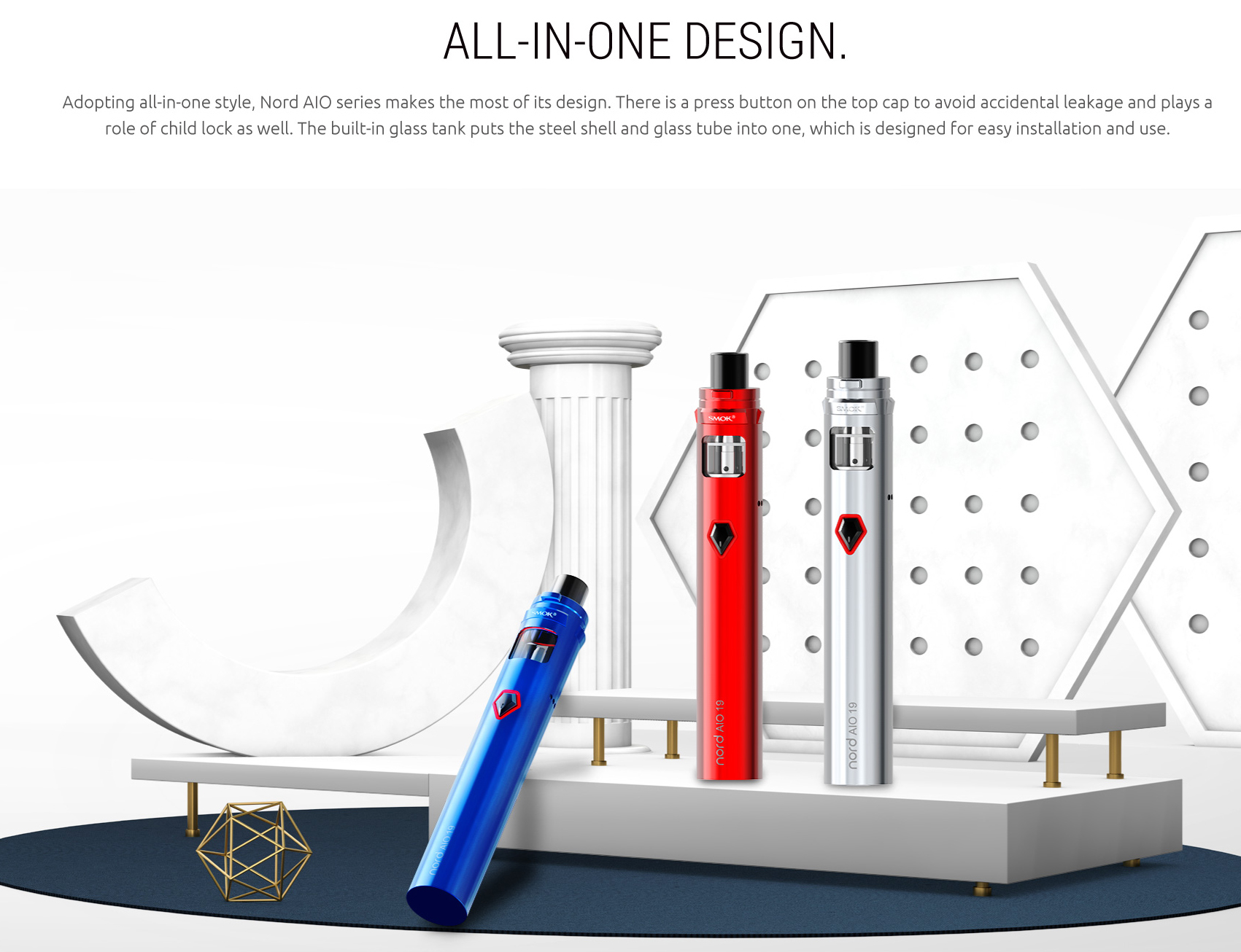 SMOK Nord AIO 19 Kit AIO Design