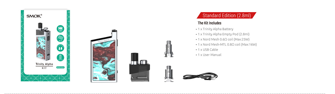 SMOK Trinity Alpha Kit 2.8ml