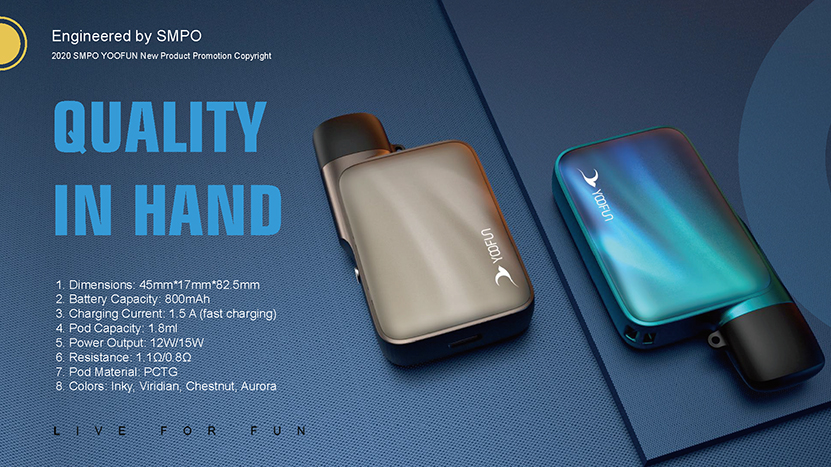 Yoofun Pod Kit Specification