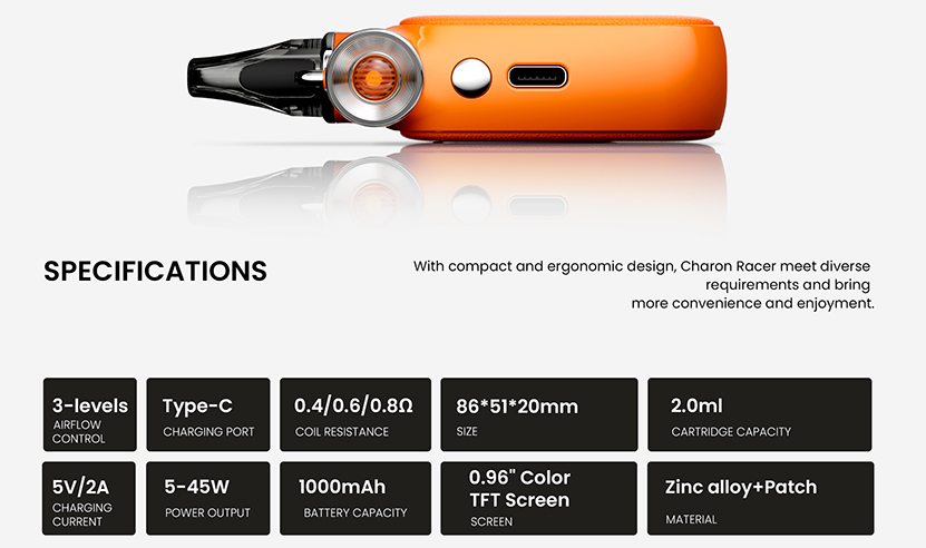 Smoant Charon Racer Kit Specification