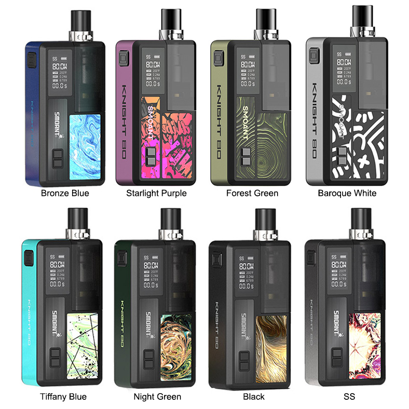 Smoant Knight 80 Vape Kit Colors