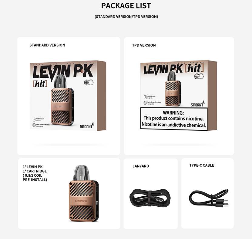 Smoant Levin PK Kit Product Detail