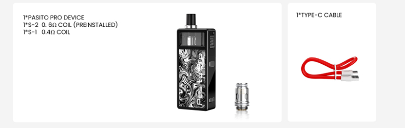 Smoant Pasito Pro Kit Package