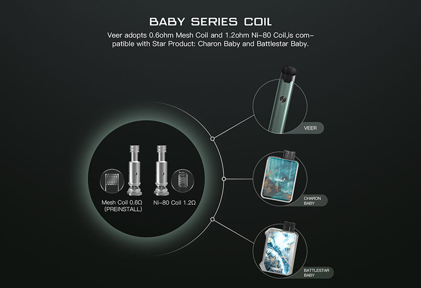 Smoant Veer Pod Cartridge Baby Coils