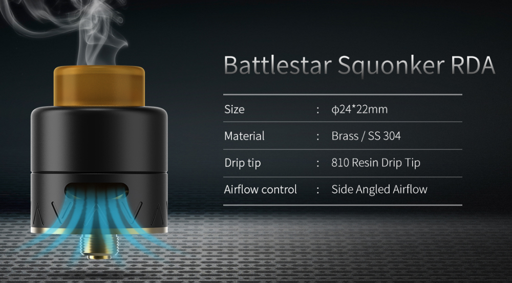 Smoant Battlestar Squonker RDA Parameters