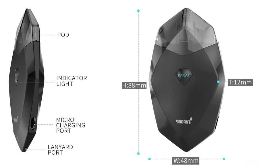 Smoant Karat Pod Kit Features 1