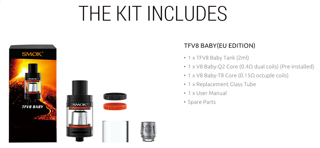 TFV8 Baby TPD Features 1