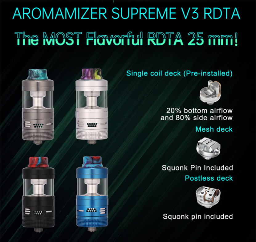 Steam Crave Aromamizer Supreme V3 RDTA