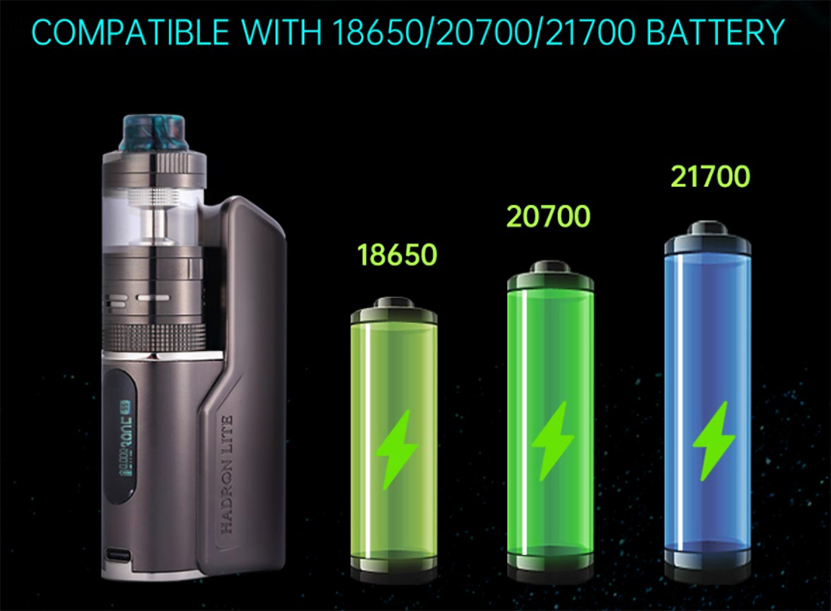 Steam Crave Hadron Lite Combo Kit Battery