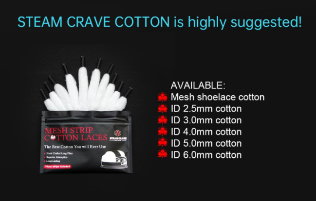 Steam Crave Hadron Lite Combo Kit Cotton