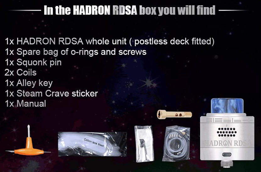 Steam Crave Hadron RDSA Package List