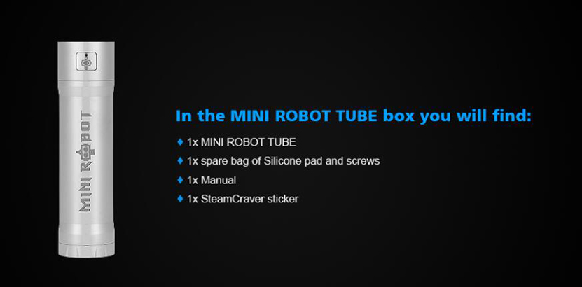 Steam Crave Mini Robot Tube Package