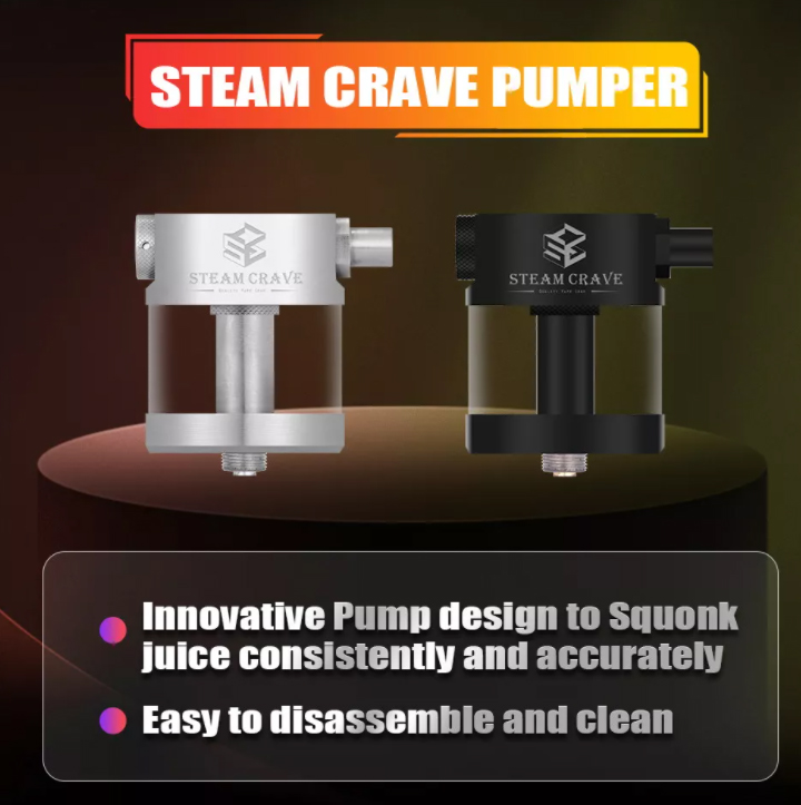 Steam Crave Pumper Squonker Tank Innovative Pump Design