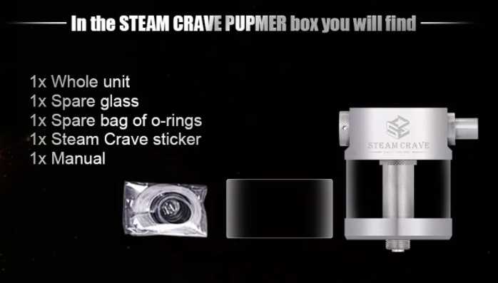 Steam Crave Pumper Squonker Tank Package