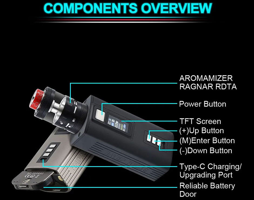 Steam Crave Ragnar Premium Combo Kit Product Overview