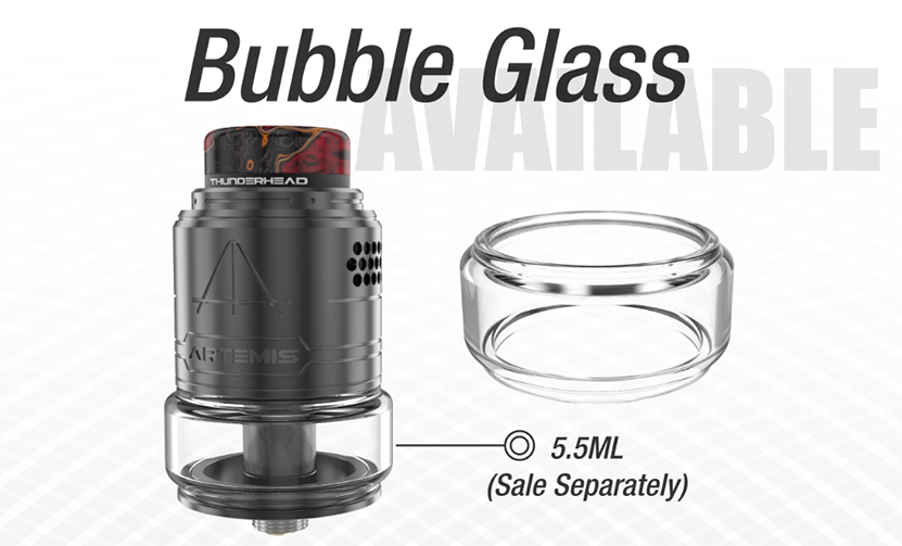 ThunderHead Creations Artemis II RDTA Bubble Glass