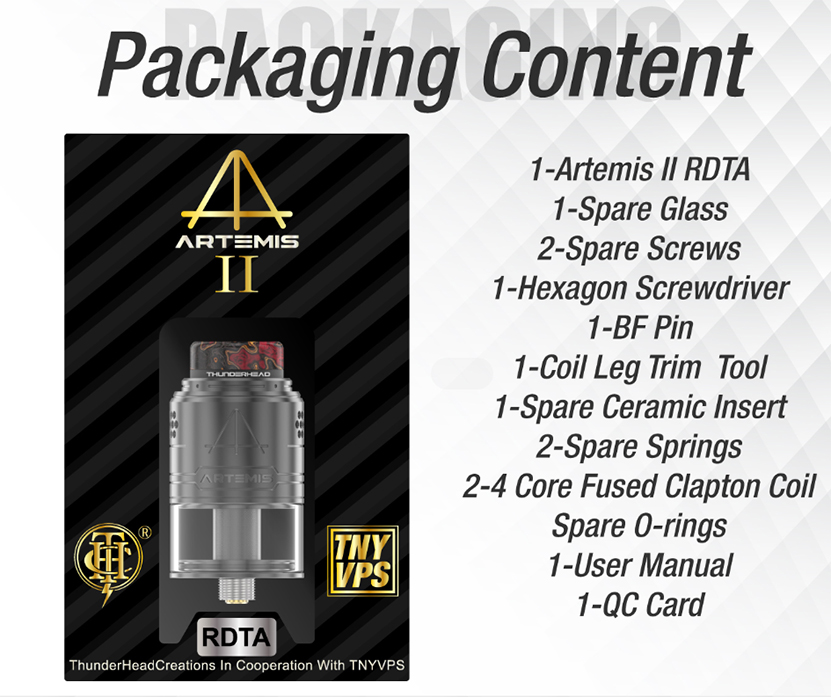 ThunderHead Creations Artemis II RDTA Package