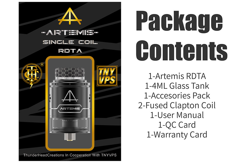 THC Artemis RDTA V1.5 Package