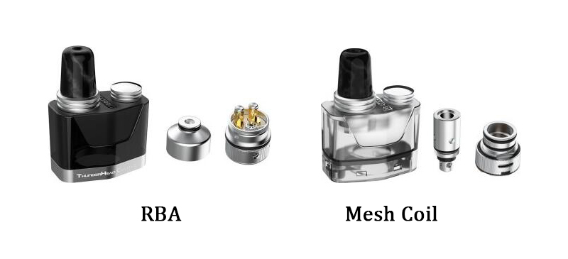 THC Tauren X Pod Cartridge Types