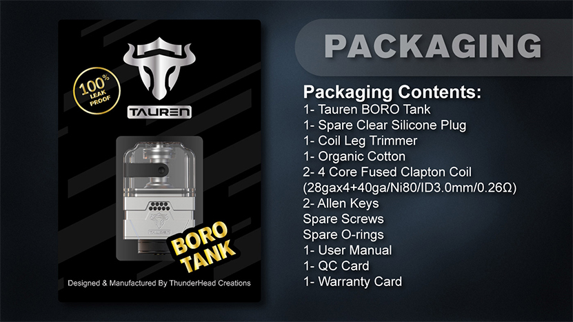 ThunderHead Creations Tauren Boro Tank Package