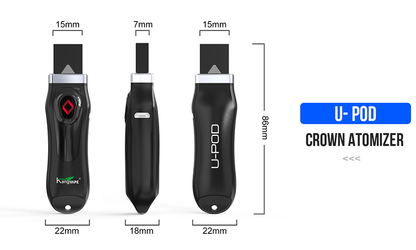 U-Pod Starter Vape Kit Size