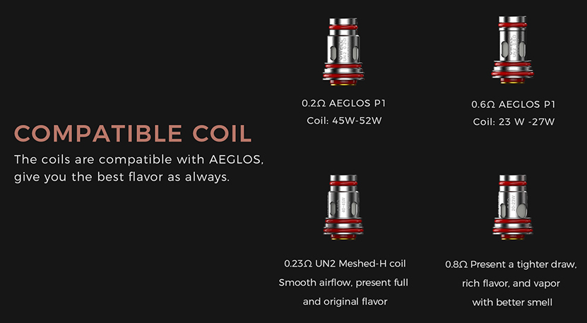 Uwell Aeglos P1 Pod Cartridge Compatible Coil