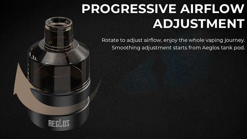 Uwell Aeglos Tank Pod Airflow