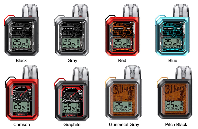 Uwell Caliburn GK3 Kit Colors