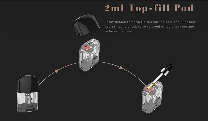 Uwell Caliburn G Pod Cartridge Feature 1