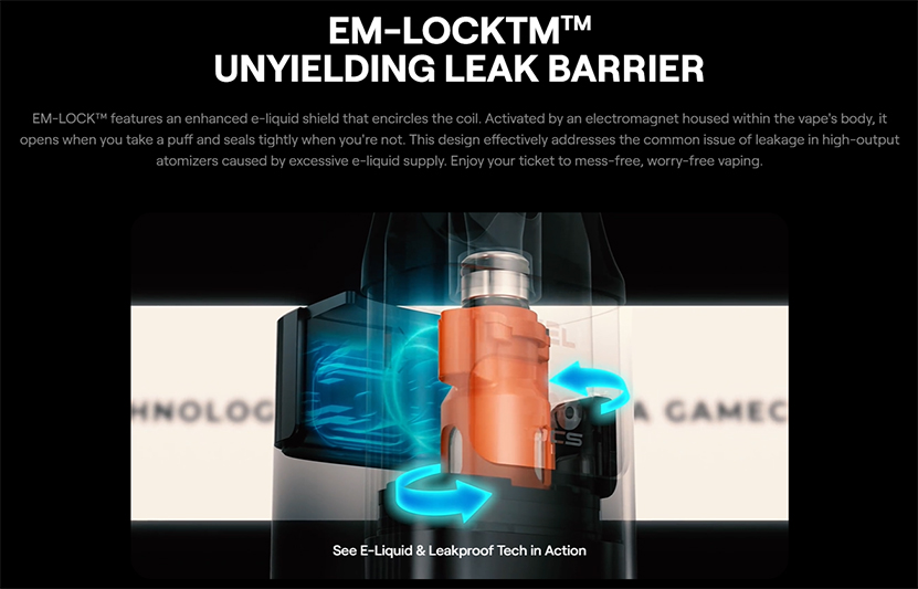 Uwell EM2 Pod System Kit Leakproof