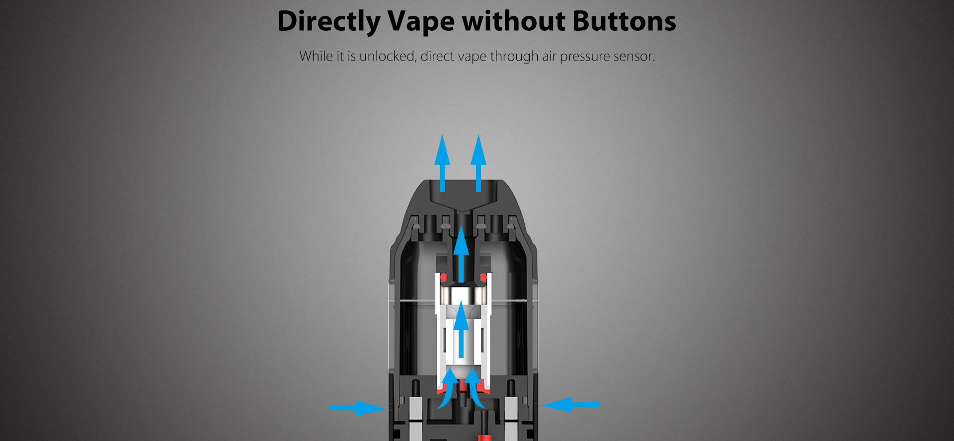 Uwell Caliburn Pod Without Buttons