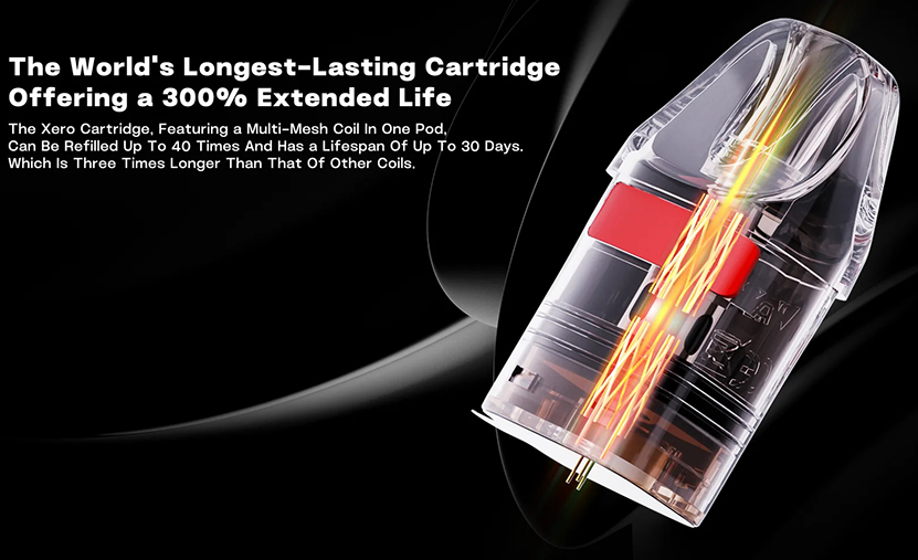 VAPGO XERO Classic Kit Long-lasting Cartridge