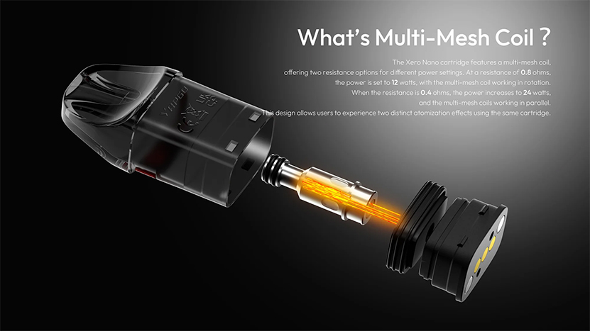 VAPGO Xero Nano Kit Multi Mesh Coil Introduction