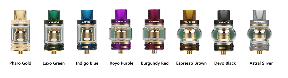 VAPMOR V-Tank Colors