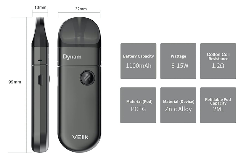 VEIIK Dynam Pod Kit Feature 9