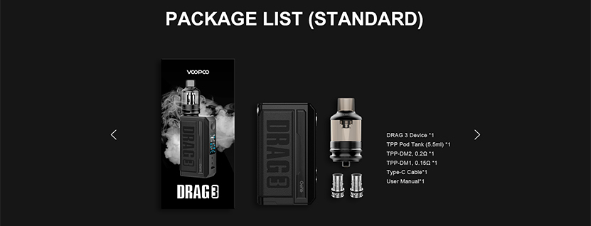 DRAG3 Kit package