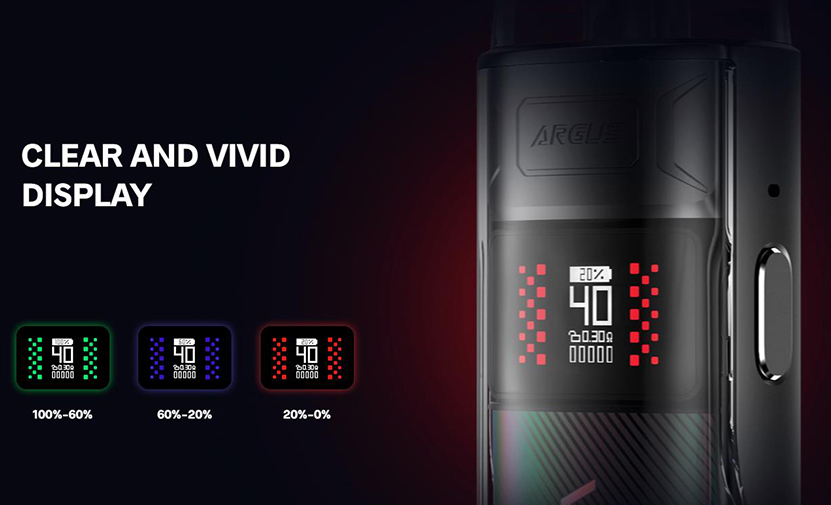 VOOPOO Argus E40 Kit Vivid Display