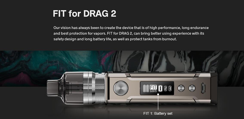 VOOPOO Drag 2 Kit Refresh Edition Feature 6