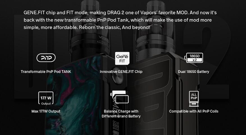 VOOPOO Drag 2 Kit Refresh Edition Feature 8