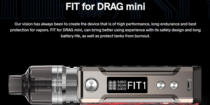 VOOPOO Drag Mini Platinum Refresh Kit Feature 6