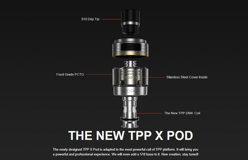 VOOPOO TPP X Pod Tank Picture