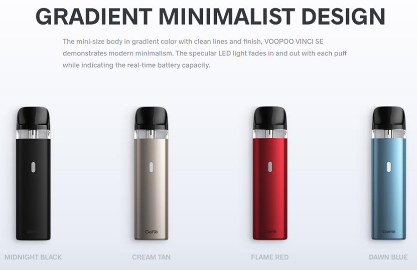 VOOPOO VINCI Pod SE Kit Minimalist Design