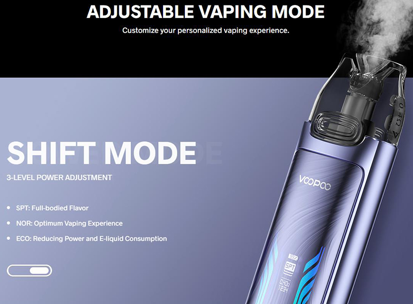 VOOPOO Vmate Max Kit Shift Mode