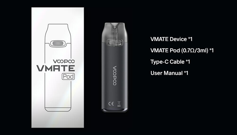 VOOPOO Vmate Pod Kit Package